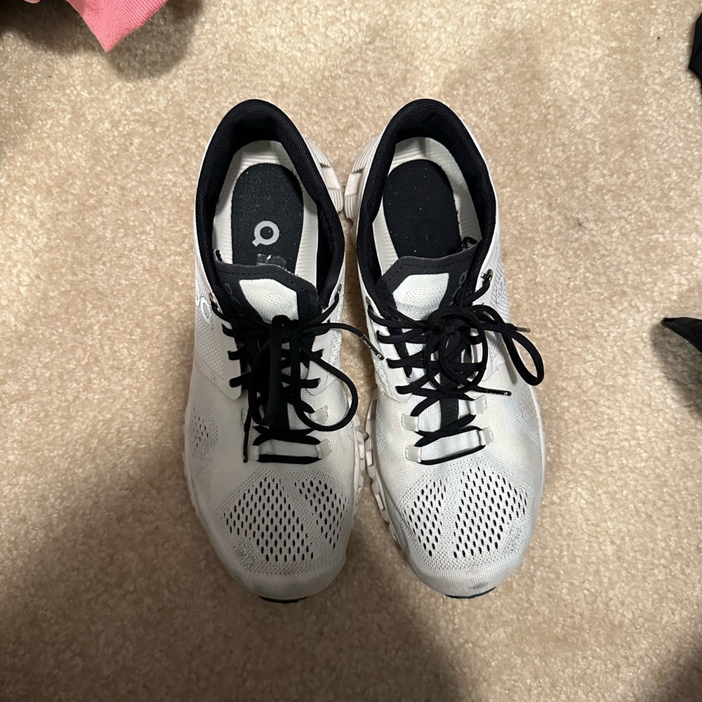 On cloud shoes
